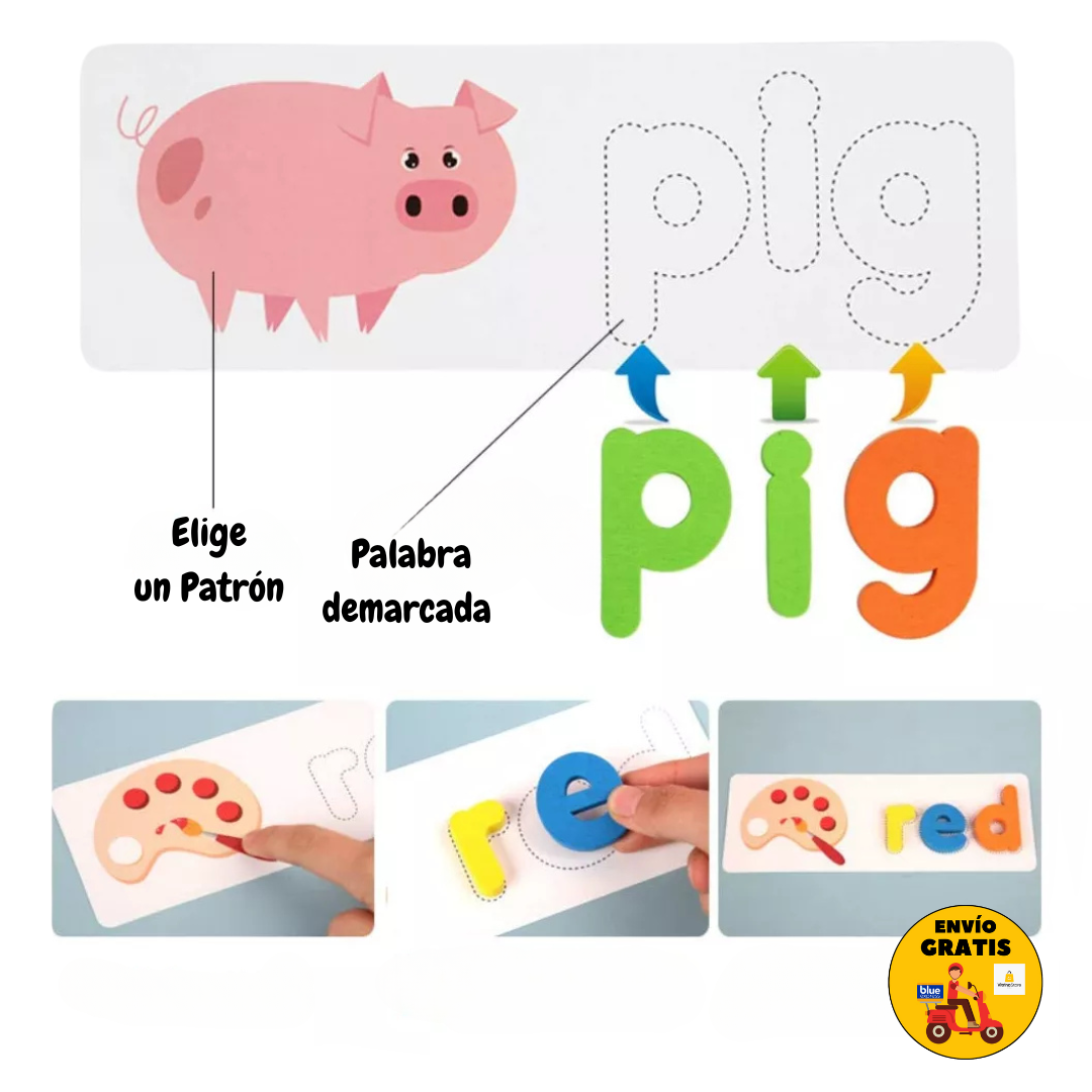 Juego Educativo De Encaje De Palabras