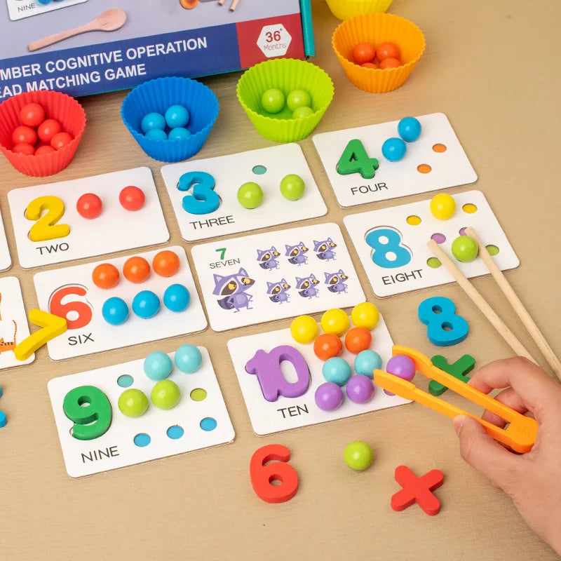 JUEGO DE MATEMATICAS MONTESSORI