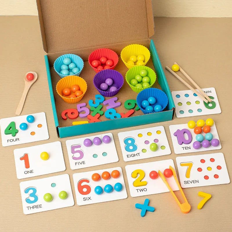 JUEGO DE MATEMATICAS MONTESSORI