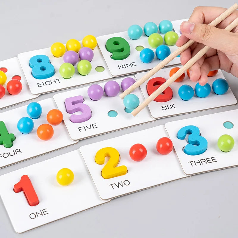 JUEGO DE MATEMATICAS MONTESSORI