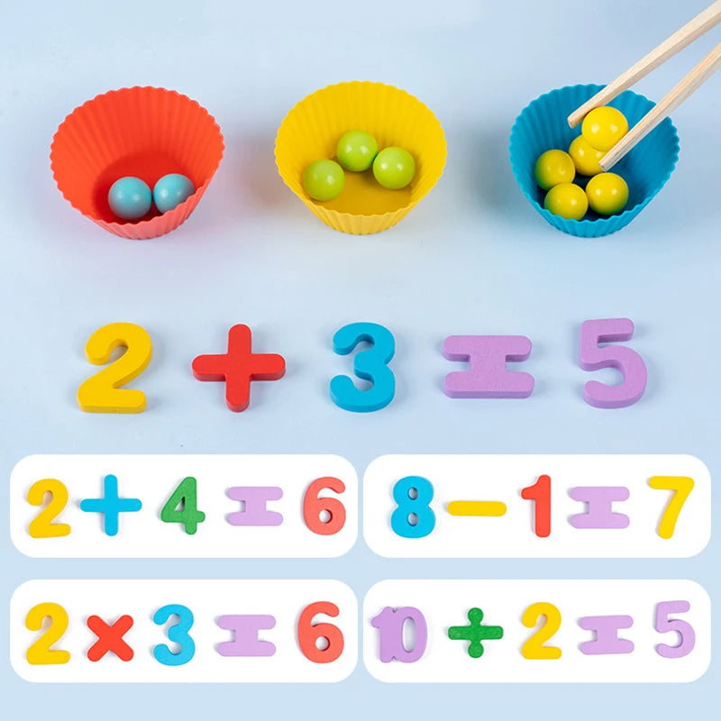 JUEGO DE MATEMATICAS MONTESSORI