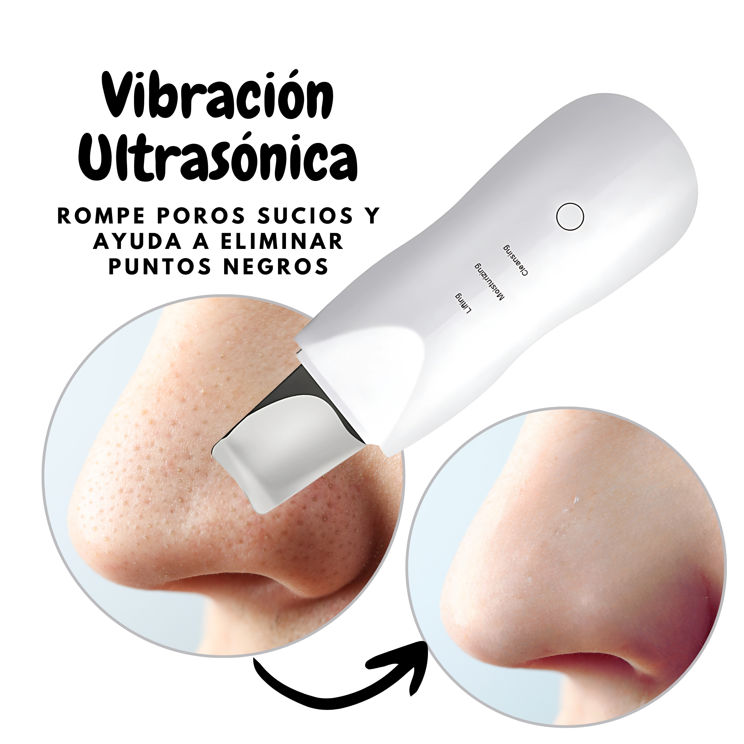 ✨ Paleta Ultrasónica – Limpieza, Lifting y Belleza en un Solo Paso ✨