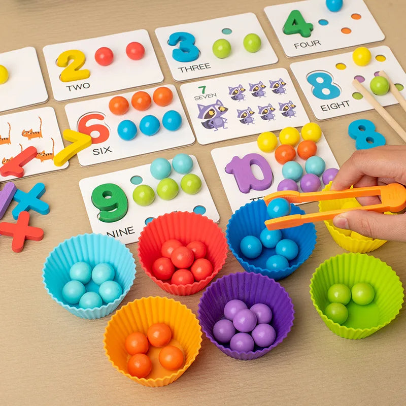 JUEGO DE MATEMATICAS MONTESSORI